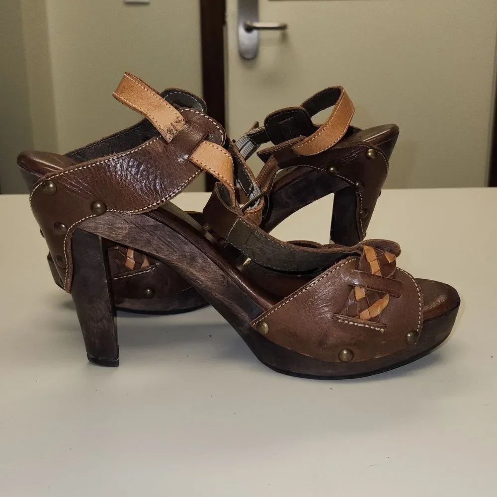 Bed Stu Cobbler Heels 9.5 B Shoes - Picture 3 of 16